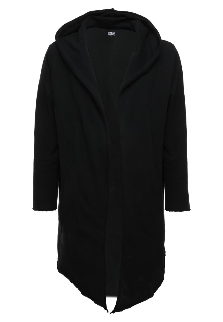 

Толстовка на молнии LONG HOODED OPEN EDGE Urban Classics, черный