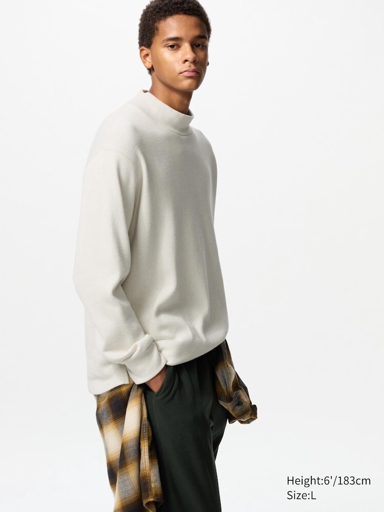 

Водолазка из флиса Uniqlo, белый