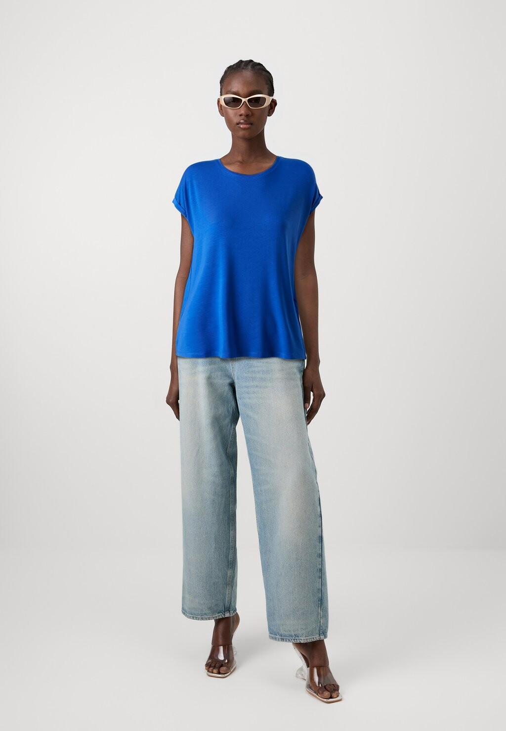 

Базовая футболка VMAVA PLAIN NOOS Vero Moda, синий