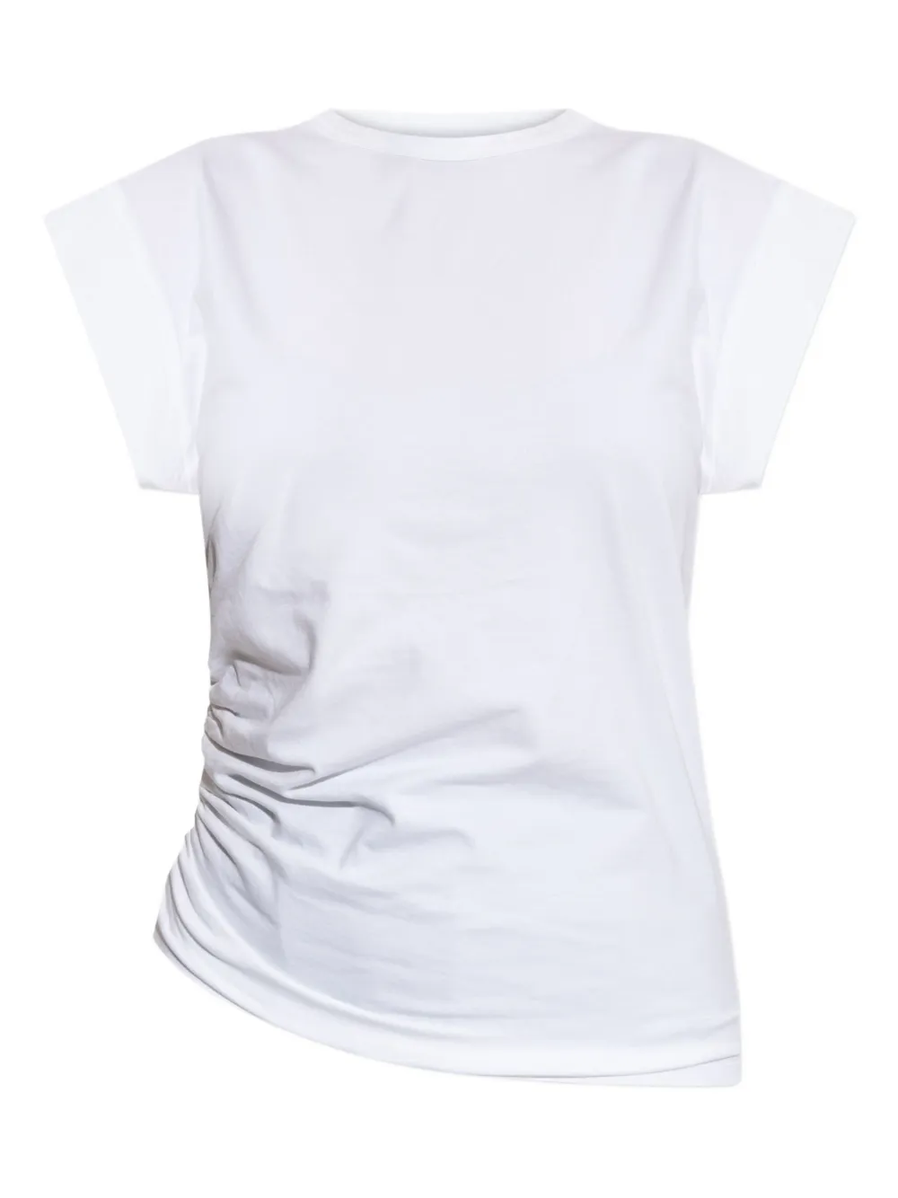 

Футболка с короткими рукавами и драпировкой Officine Generale, белый