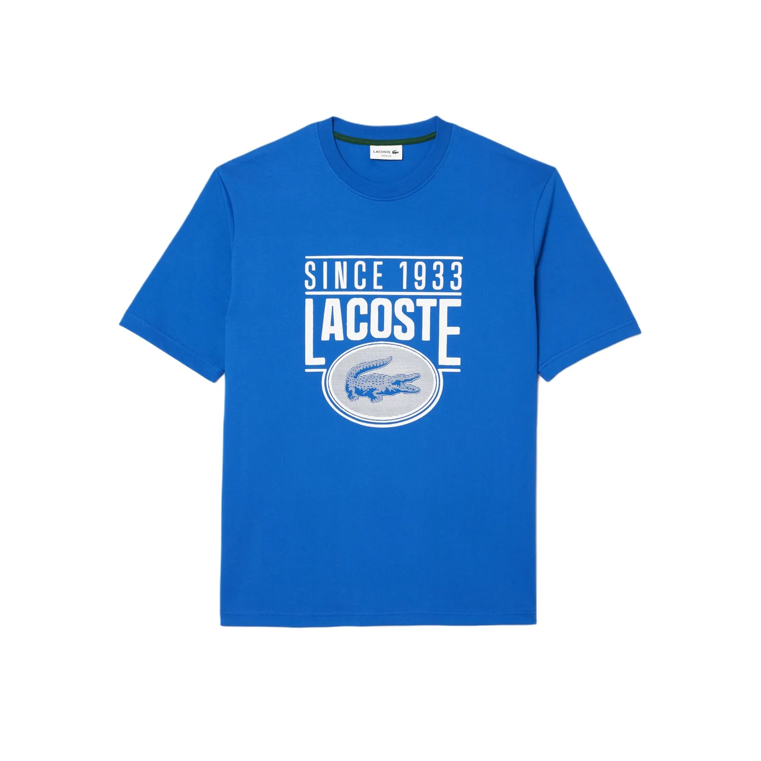 Футболка из органического хлопка с логотипом LACOSTE, Ladig Blue
