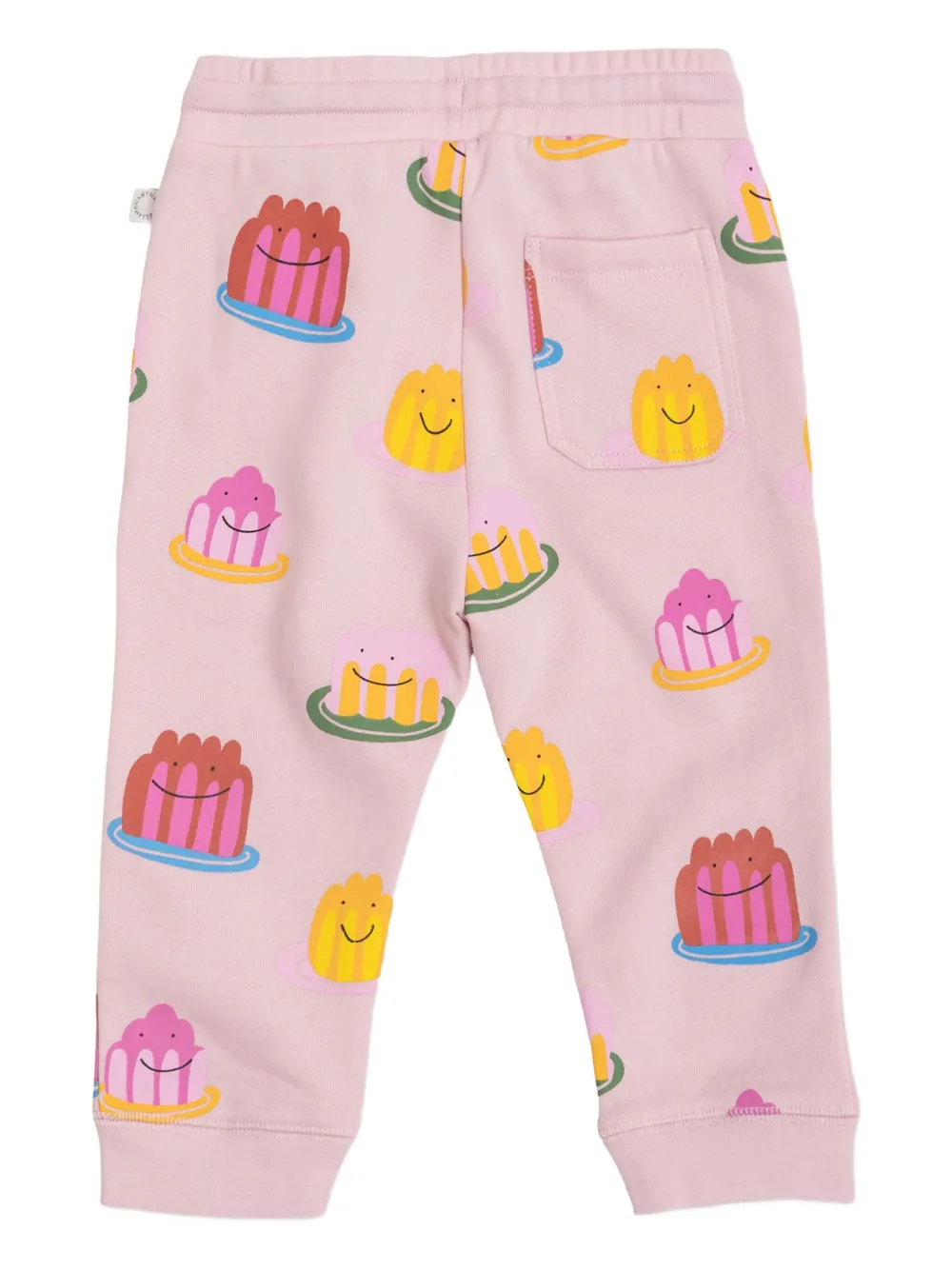 Спортивные брюки с кулиской и принтом Stella Mccartney Kids, розовый — фото 2
