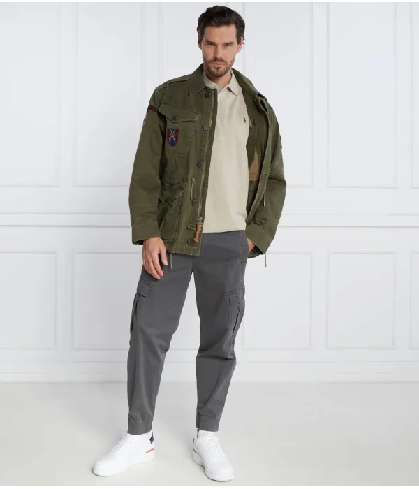 Футболка поло Slim fit Polo Ralph Lauren, бежевый — фото 2