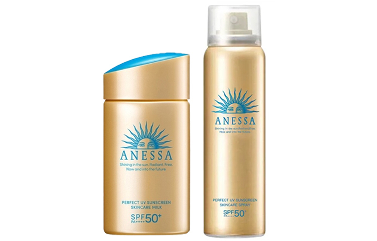 

ANESSA Маленький золотой флакон спрей для защиты от солнца unisex