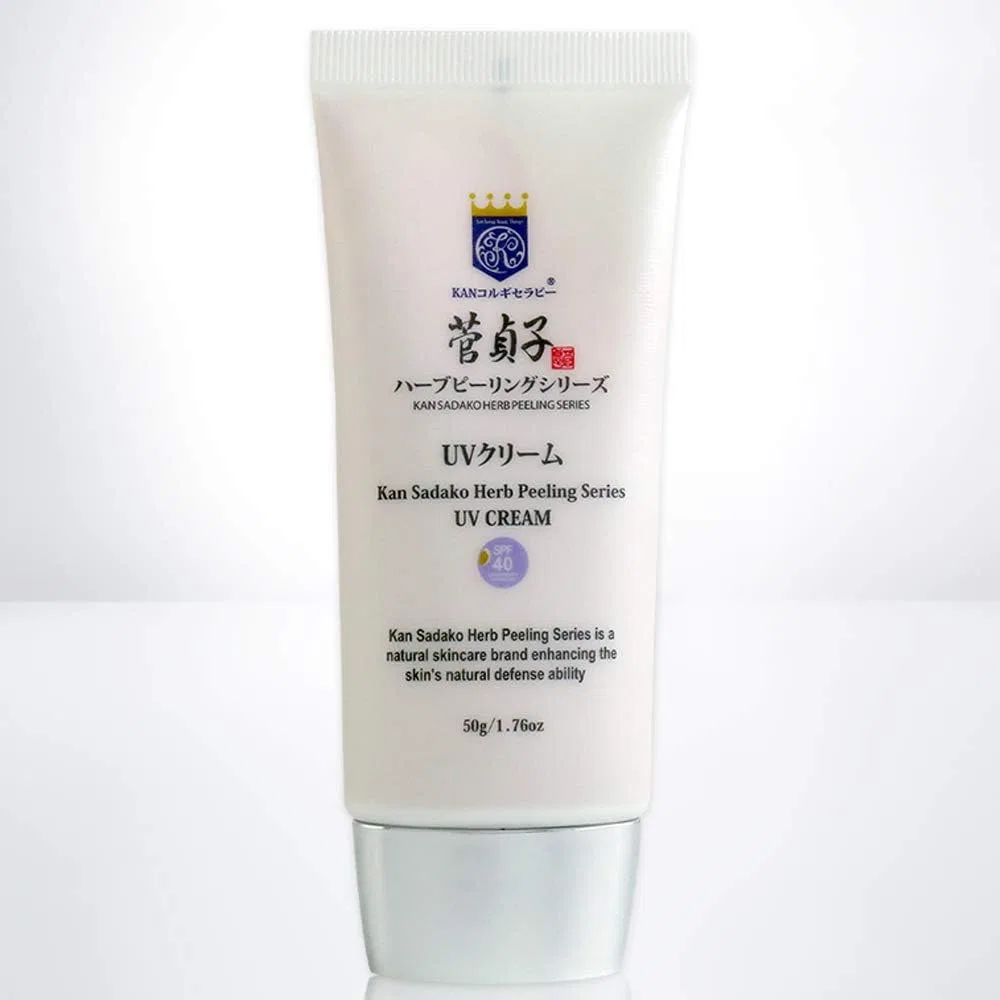 Солнцезащитный крем для лица Sadako Suga Herb Peeling Series SPF 40 PA++, 50 г Kan Korgi Therapy