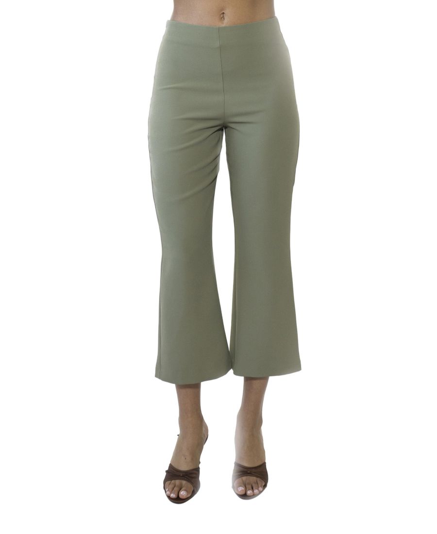 

Женские укороченные расклешенные брюки-капри Quinn с карманами Alexia Admor, Green