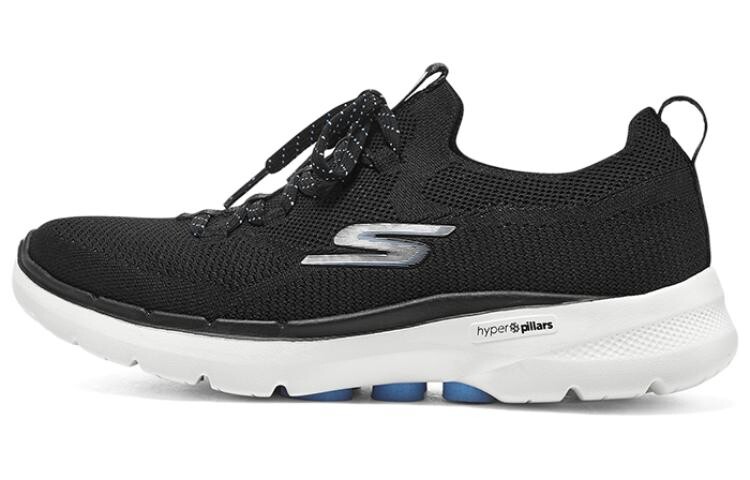 

Кроссовки Go Walk 6 Lifestyle женские с низким верхом черного цвета Skechers, Черный, Кроссовки Go Walk 6 Lifestyle женские с низким верхом черного цвета Skechers