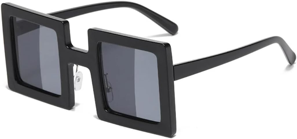 

Модные маленькие уникальные женские солнцезащитные очки в стиле ретро с двухцветными линзами, защита от УФ-излучения UV400, мужские трендовые очки для активного отдыха UUPTTPL, Black Gray Silver