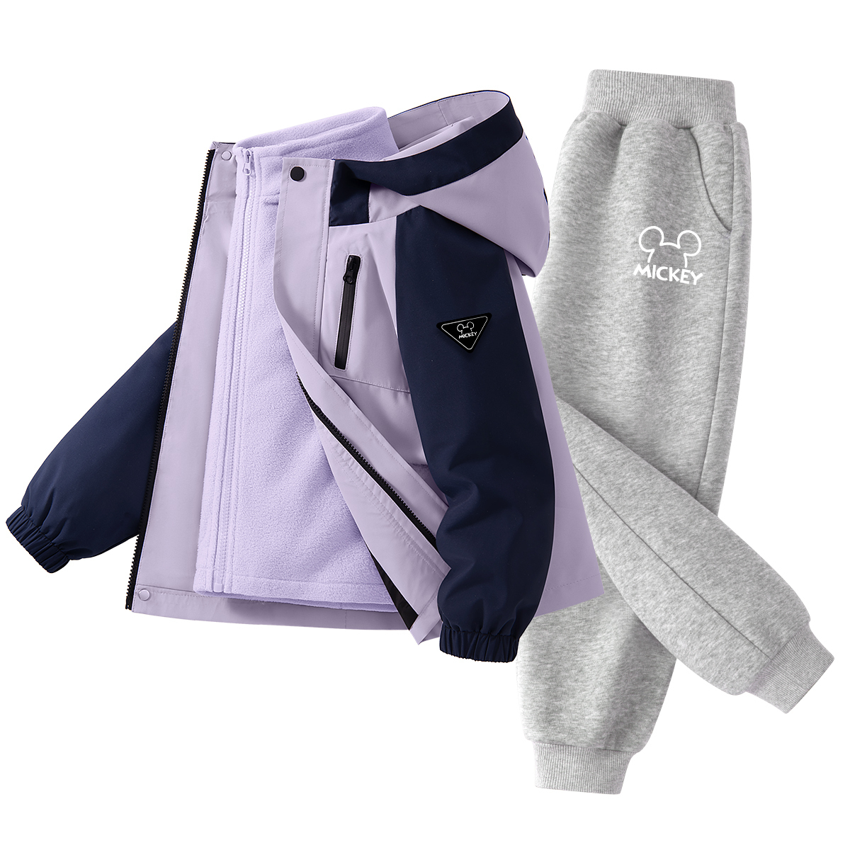 

Детская повседневная спортивная одежда Disney, фиолетовый