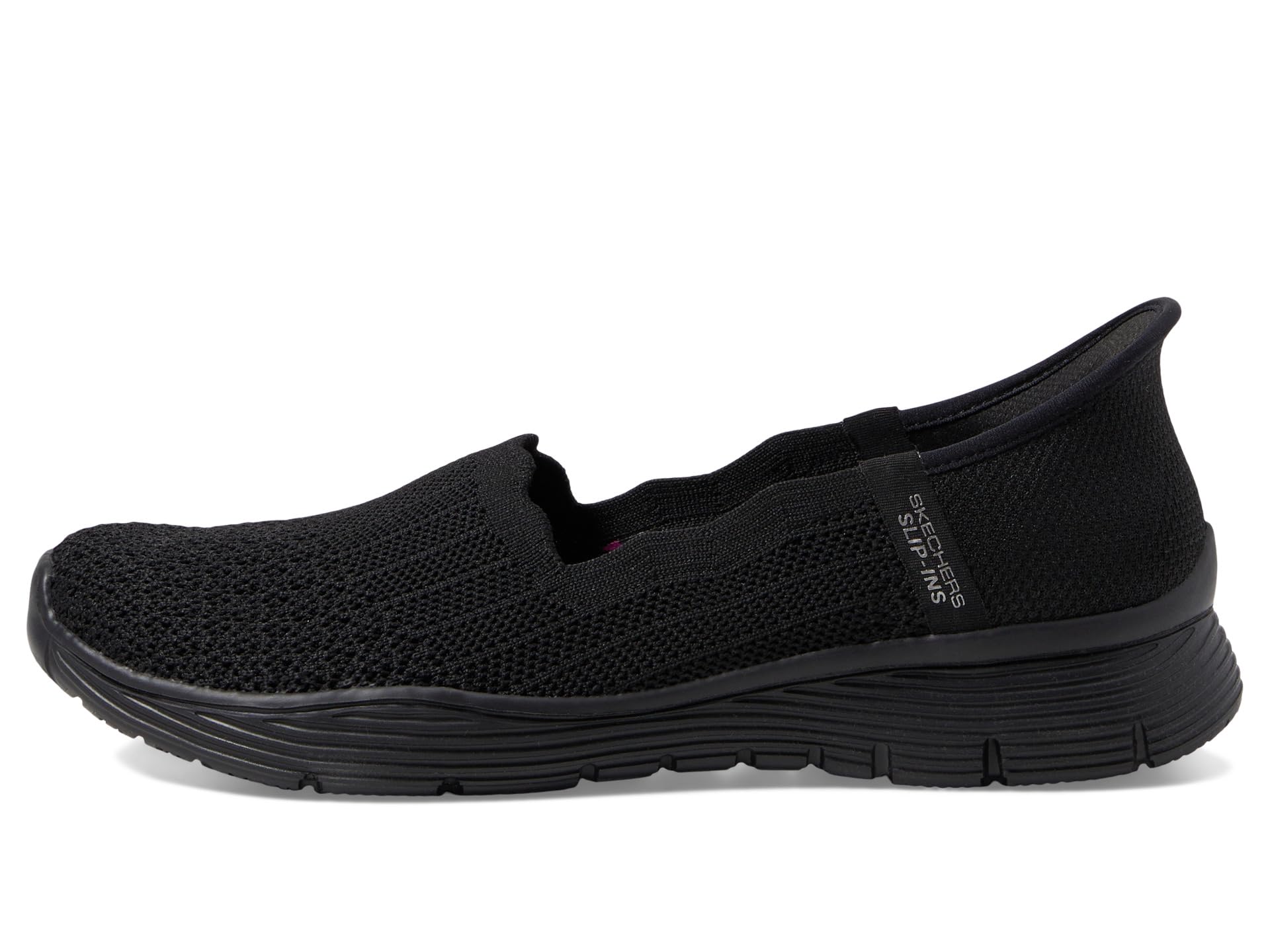 Балетки SKECHERS Seager - Believe It Hands Free Slip-Ins, черный — фото 4