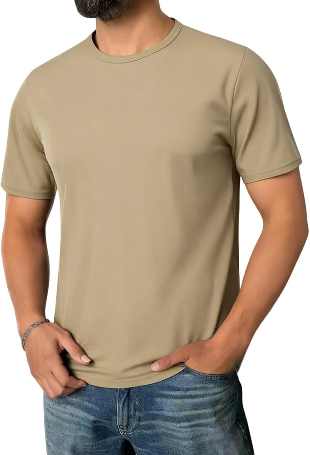 

Мужская футболка с коротким рукавом, летняя, быстросохнущая XDFVC