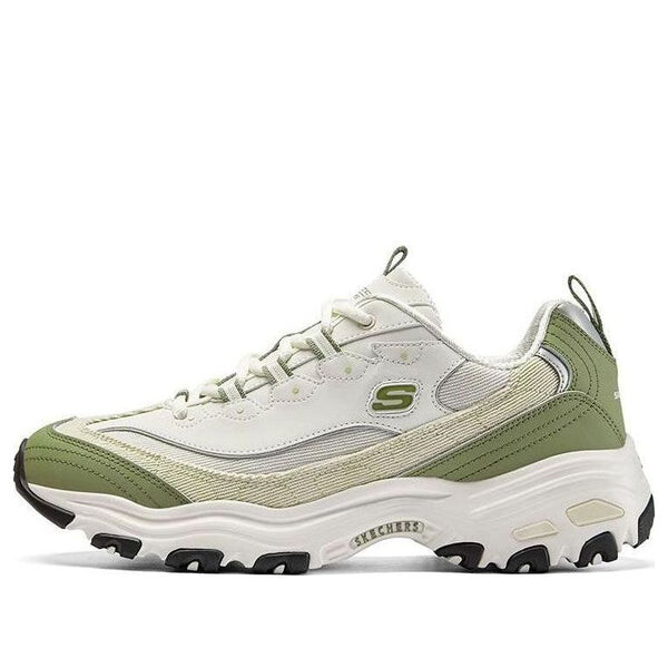 

Кроссовки d'lites varsity spirit sneaker 'white beige green' Skechers, белый