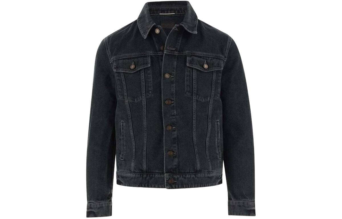 

Джинсовая куртка мужская синяя Saint Laurent, синий