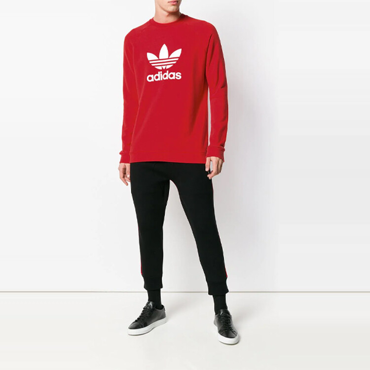 Свитшот унисекс оранжевый Adidas Originals, оранжевый — фото 3