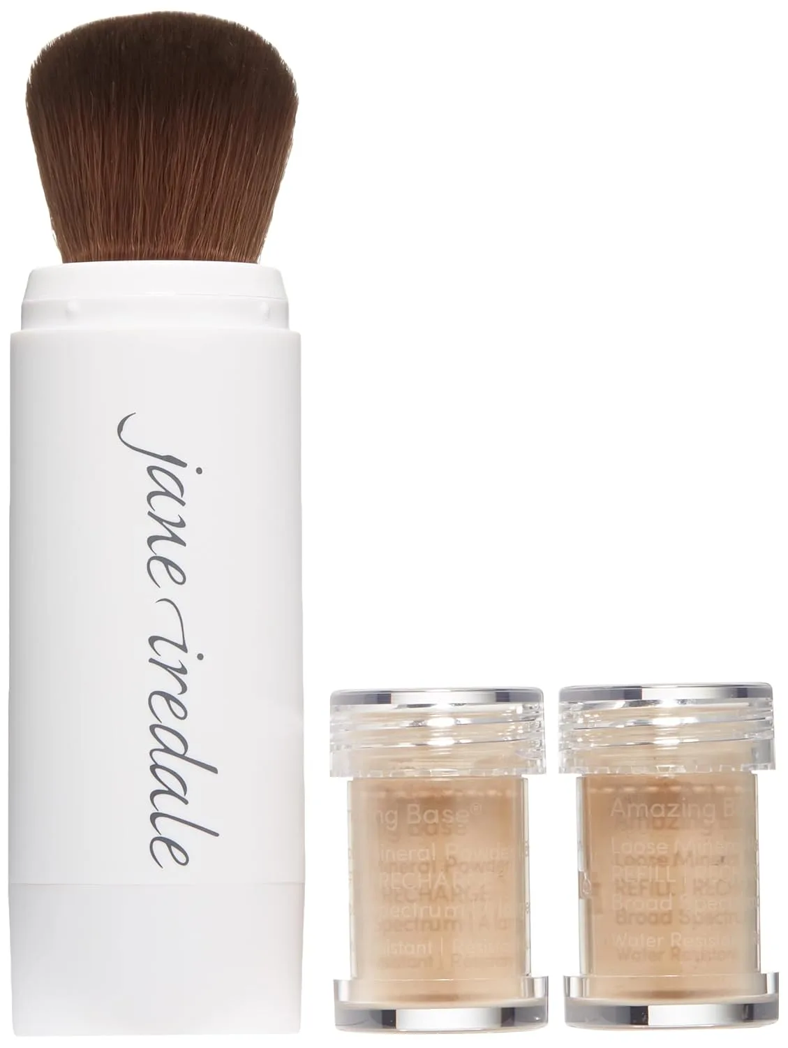 Jane Iredale Amazing Base Loose Mineral Powder, Luminous Foundation with SPF 20, Oil Free, Talc Free & Weightless, Vegan & Cruelty Free Makeup, Latte — фото 4