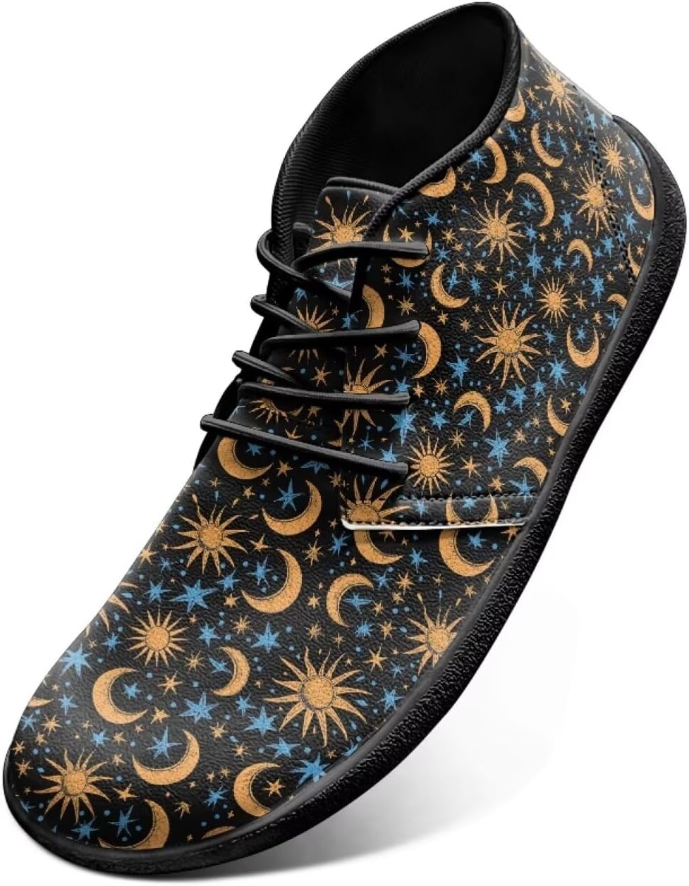 

Мужские минималистичные кроссовки Jeiento Galaxy с широким носком, босоножечного типа, повседневная модная обувь, синий/желтый