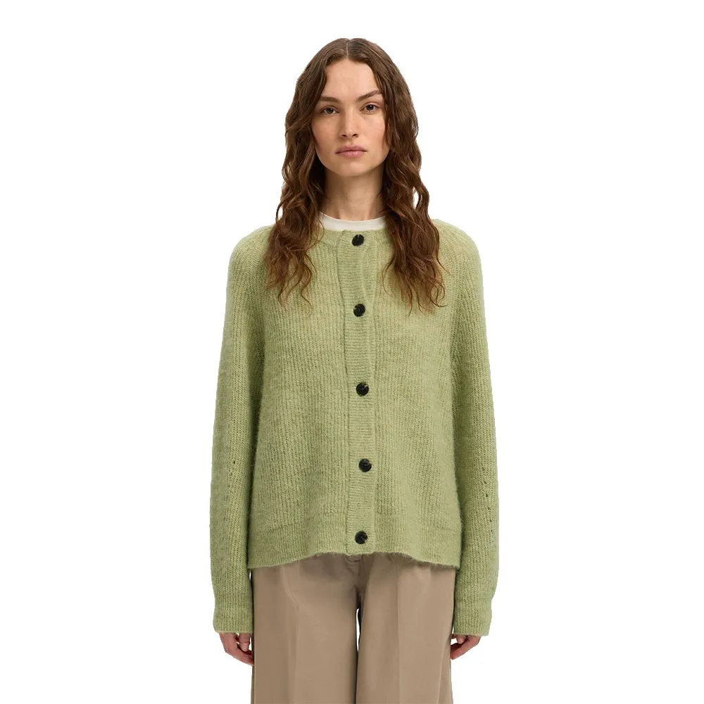 

Избранный короткий кардиган Lulu Selected, зеленый