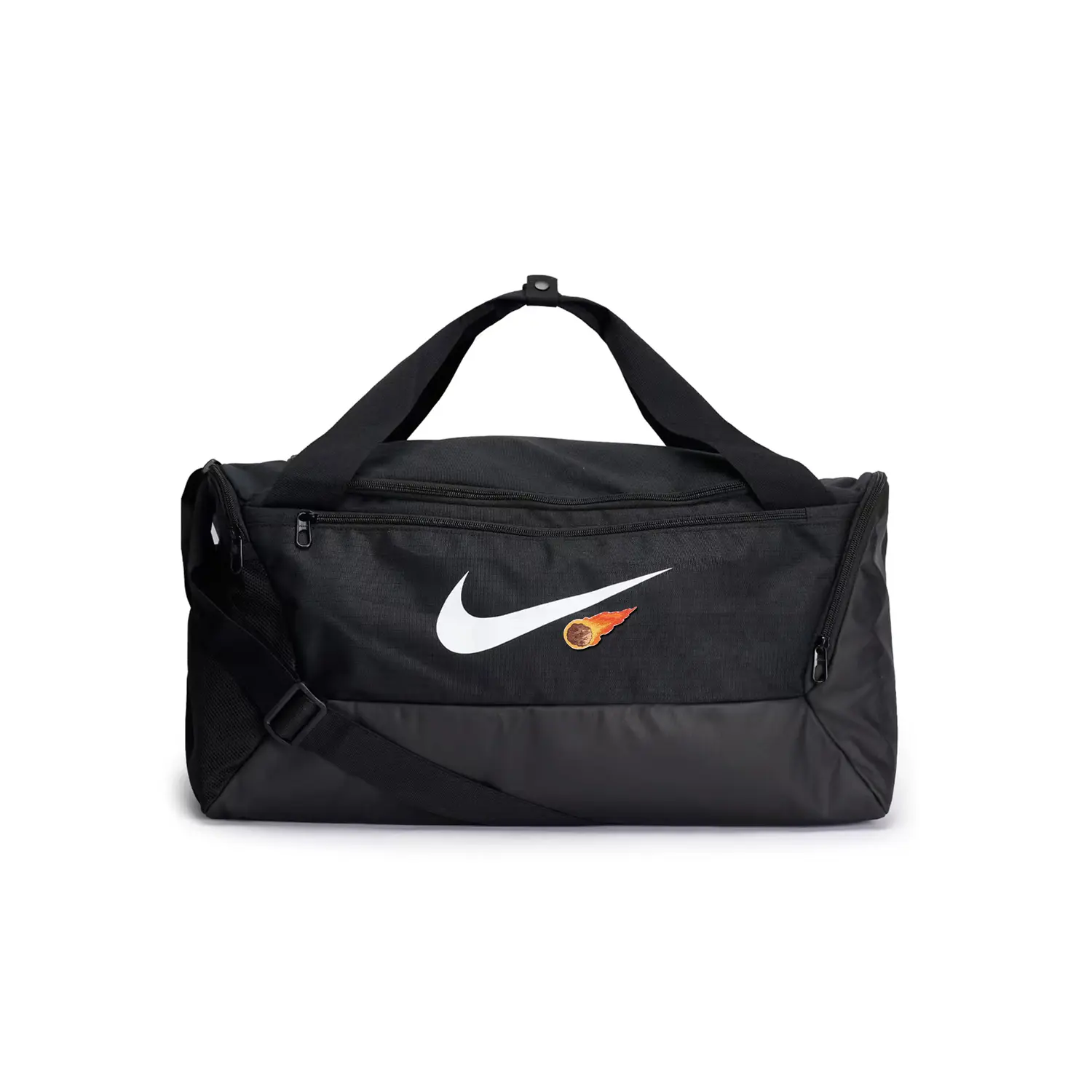 

Nike Тканевая спортивная сумка для путешествий большого размера унисекс черная, The Person on The Moon, Amber.