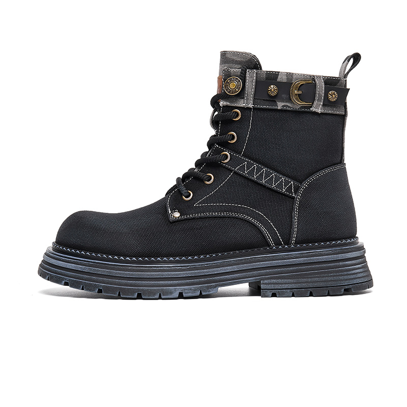 

Lee Cooper Короткие мужские ботинки Martin 4,5 см, черные
