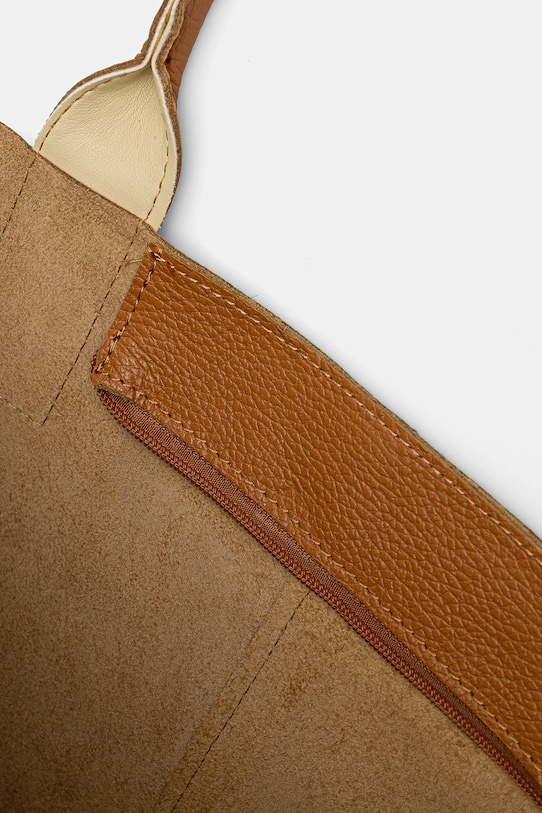 

Кожаная сумка Answear.Lab, коричневый