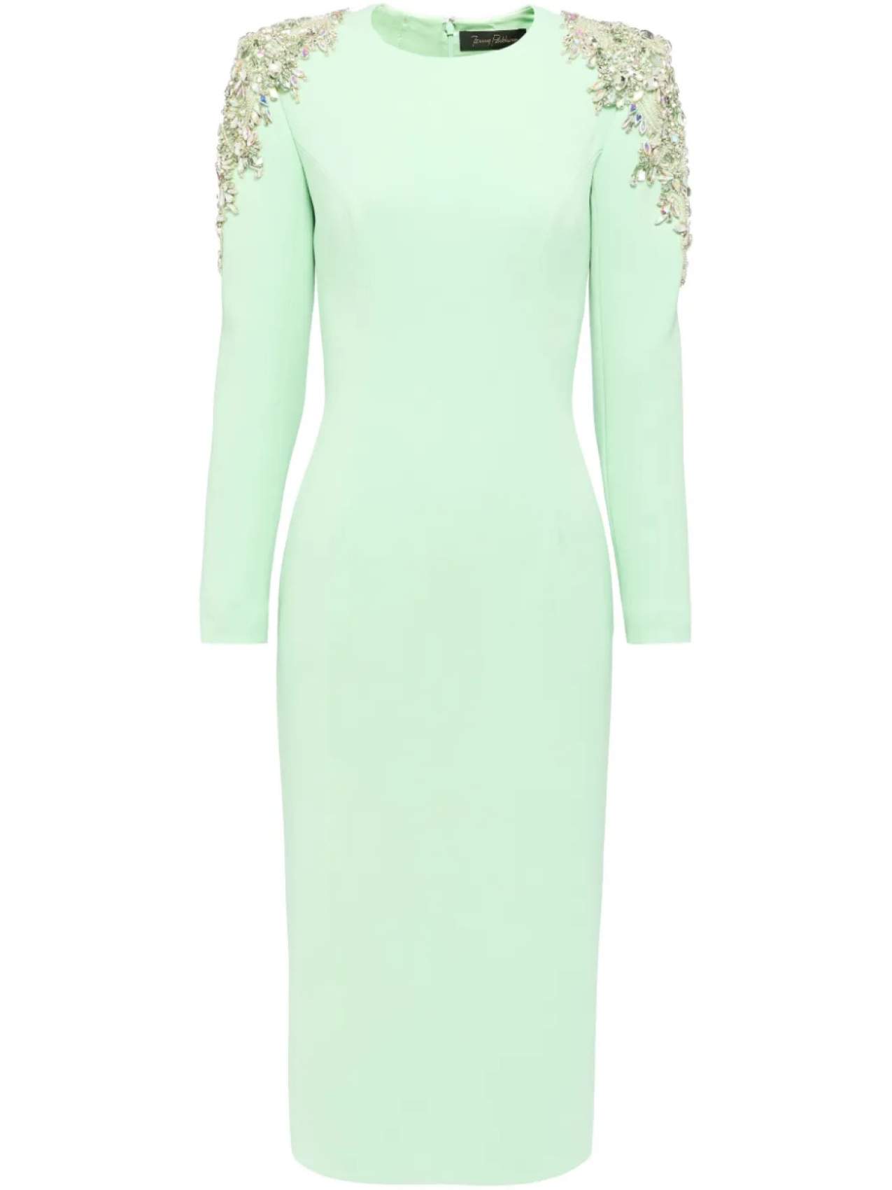 

Платье миди Jenny Packham Isla, зеленый