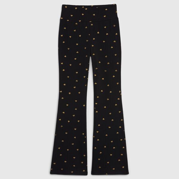 

Леггинсы flare-fit из эластичного хлопка Gap, черный