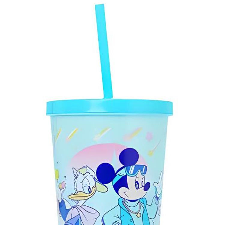Весенняя кружка пластиковая Mickey Mouse And Friends 2023 Disney, синий — фото 4