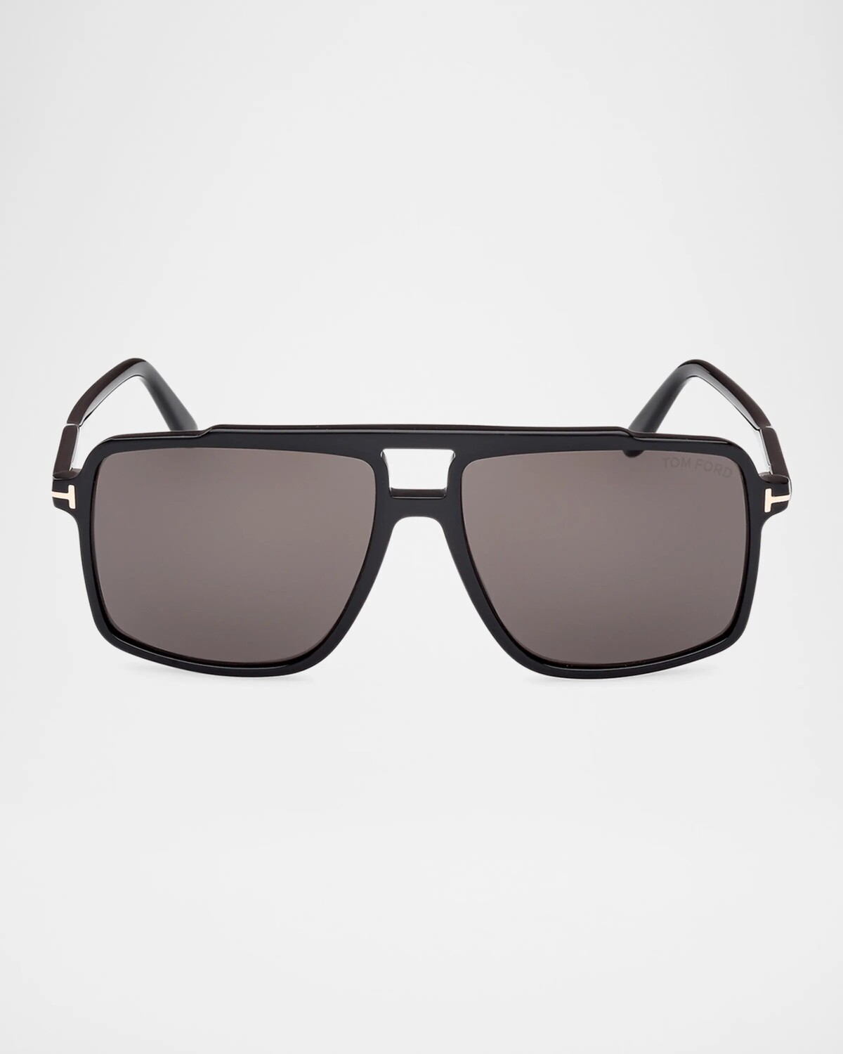 

Мужские прямоугольные солнцезащитные очки Kemp из ацетата Tom Ford, цвет Shiny Black Eco Logosmoke Lenses