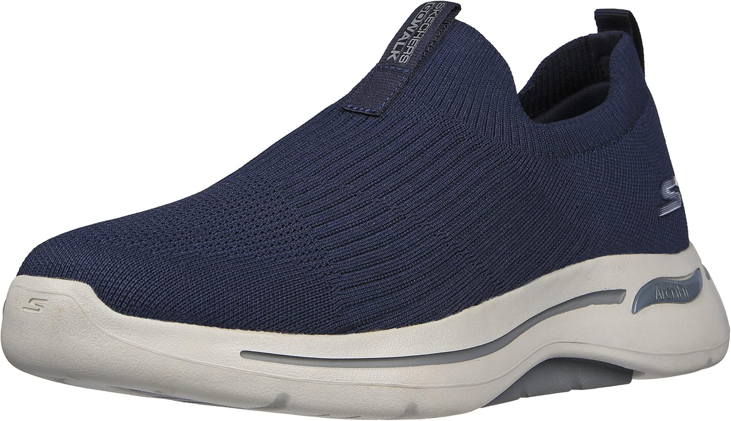 

Мужские кроссовки Skechers GoWalk Arch Fit Stretch Fit слипоны для спорта и повседневной носки, темно-синий