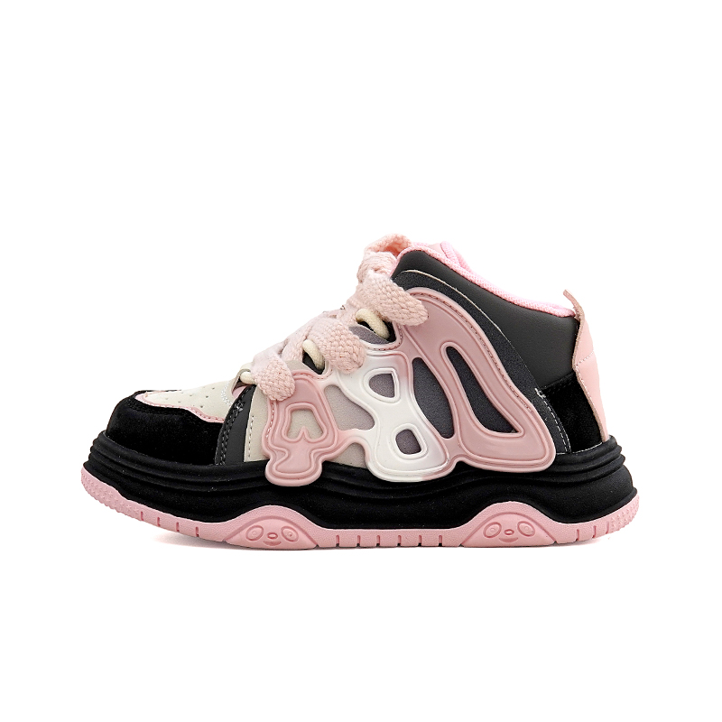 

Скользоустойчивые противоударные повседневные детские кроссовки для подростков Banner the Piggy, черный