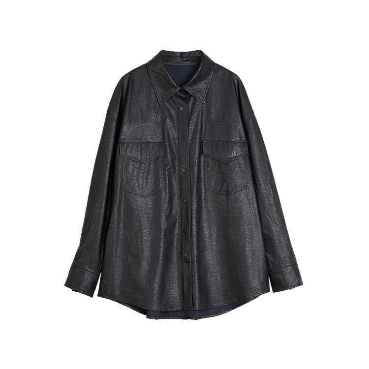 

ELLE Рубашка Women's Black Lapel Moderate