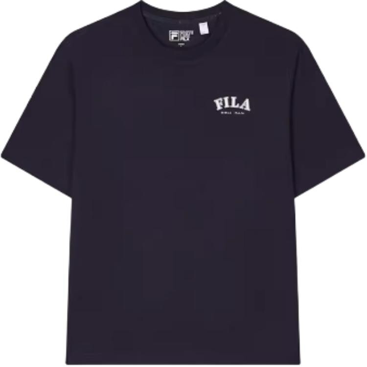 

Футболка унисекс темно-синяя Fila, цвет Legend Blue