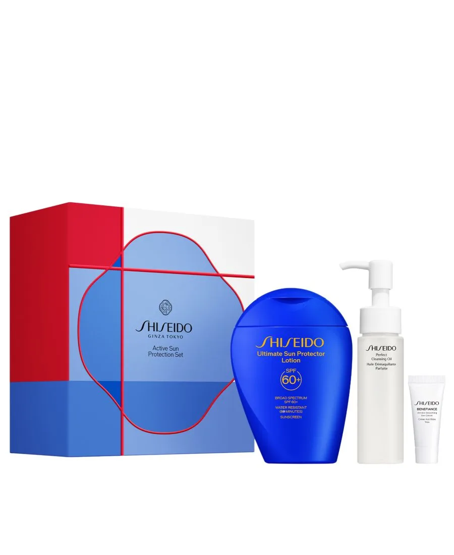 Shiseido Подарочный набор из 3 предметов для активной защиты кожи от солнца