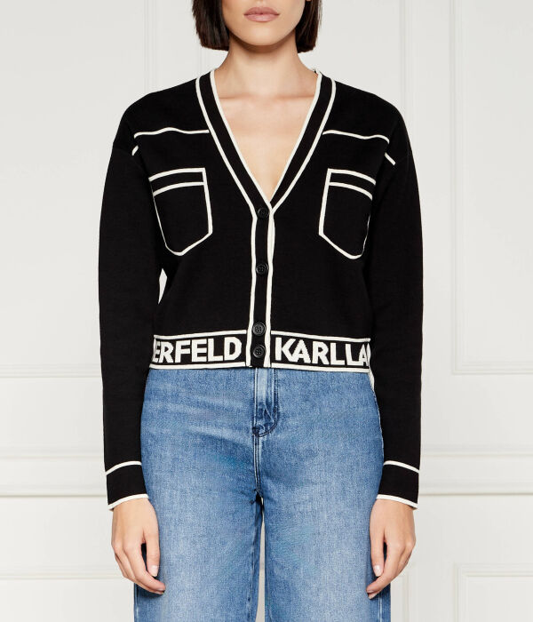 

Кардиган Karl Lagerfeld Regular Fit, черный