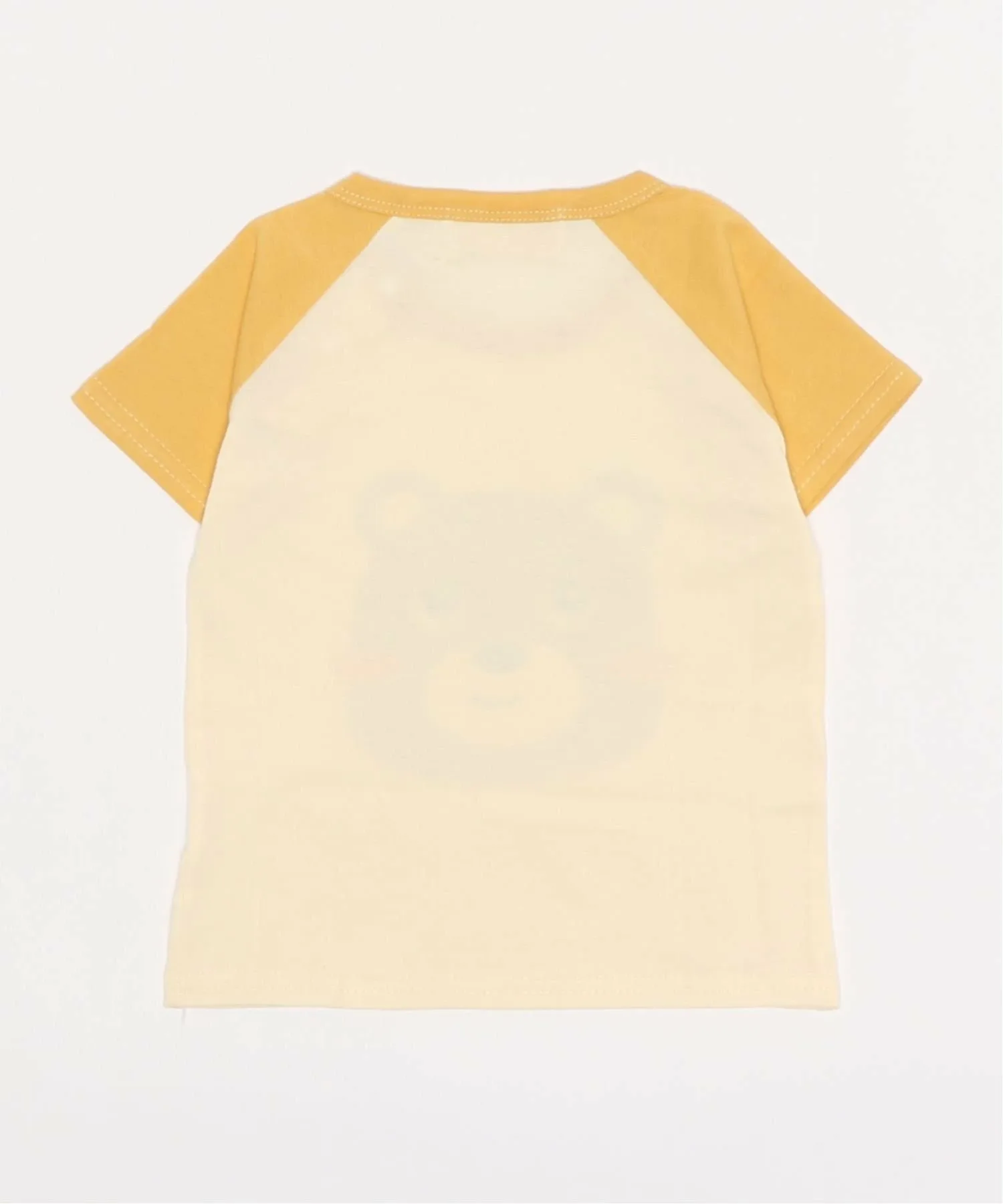 Милая футболка с коротким рукавом и принтом животного. Aimoha Kids, Yellow — фото 3