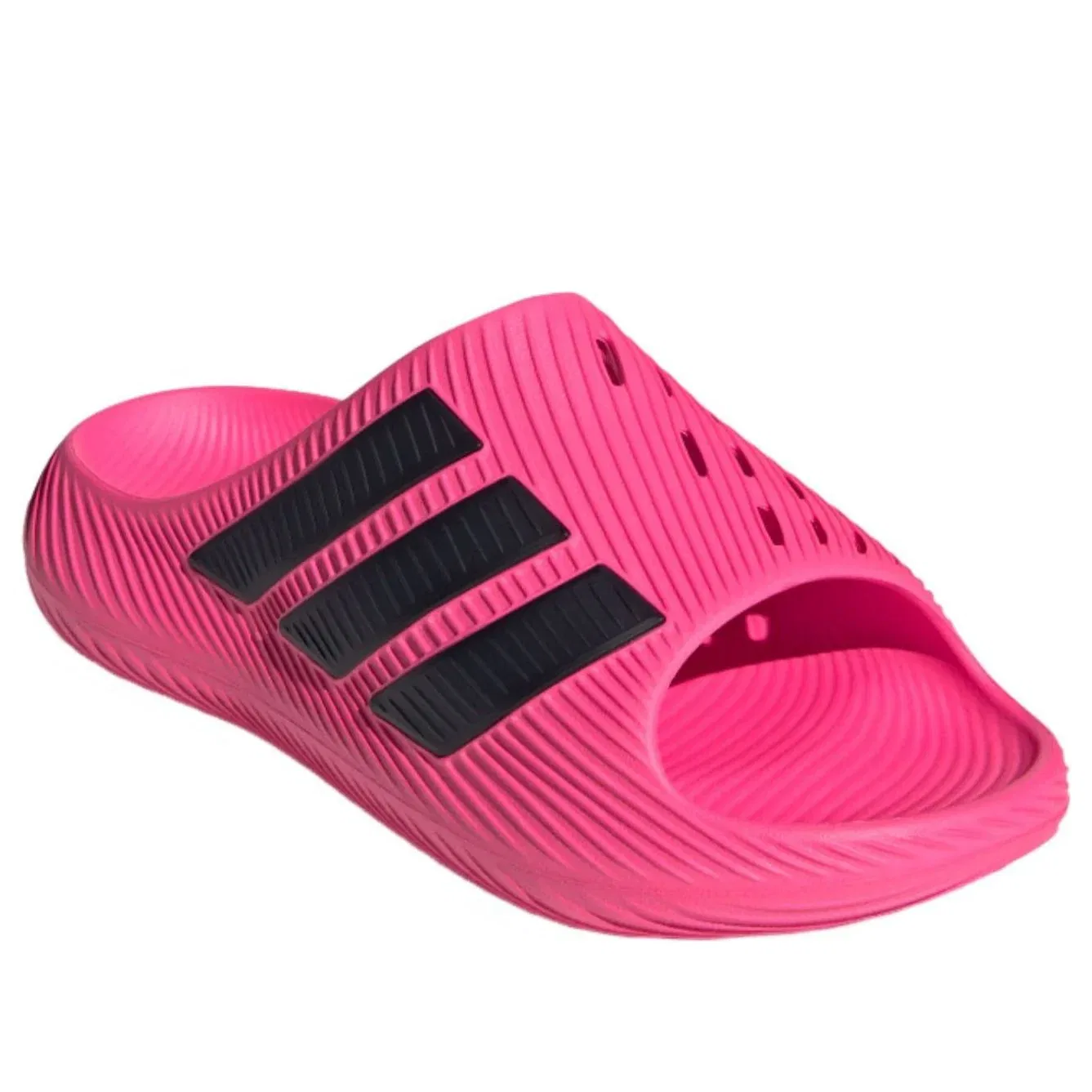 Шлепанцы Adidas Purechill 'Lucid Pink Black' KI0053, розовый — фото 2