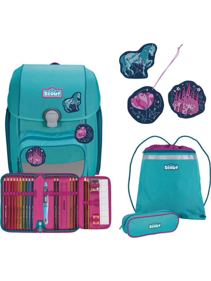 

Scout Набор школьных сумок Genius, 4 предмета, Dreamworld 2024, синий