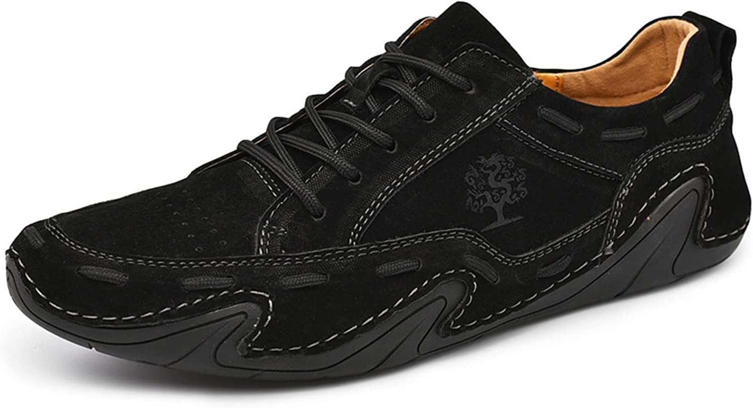 

Мужские легкие лоферы из канвы, удобные повседневные мокасины с воздушной подушкой, дышащие плоские кеды, модные лодочные туфли, обувь (бежевый, 43EU) Generic