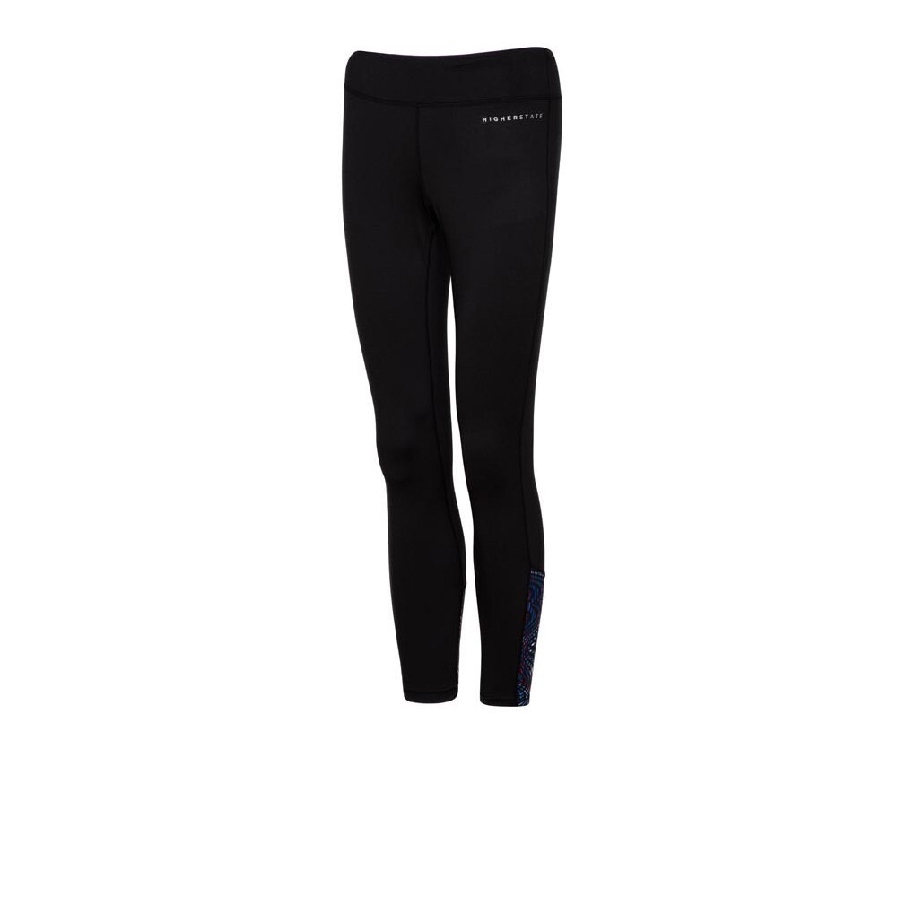 

Тайтсы Higher State Panelled Pattern 7/8 Running, черный