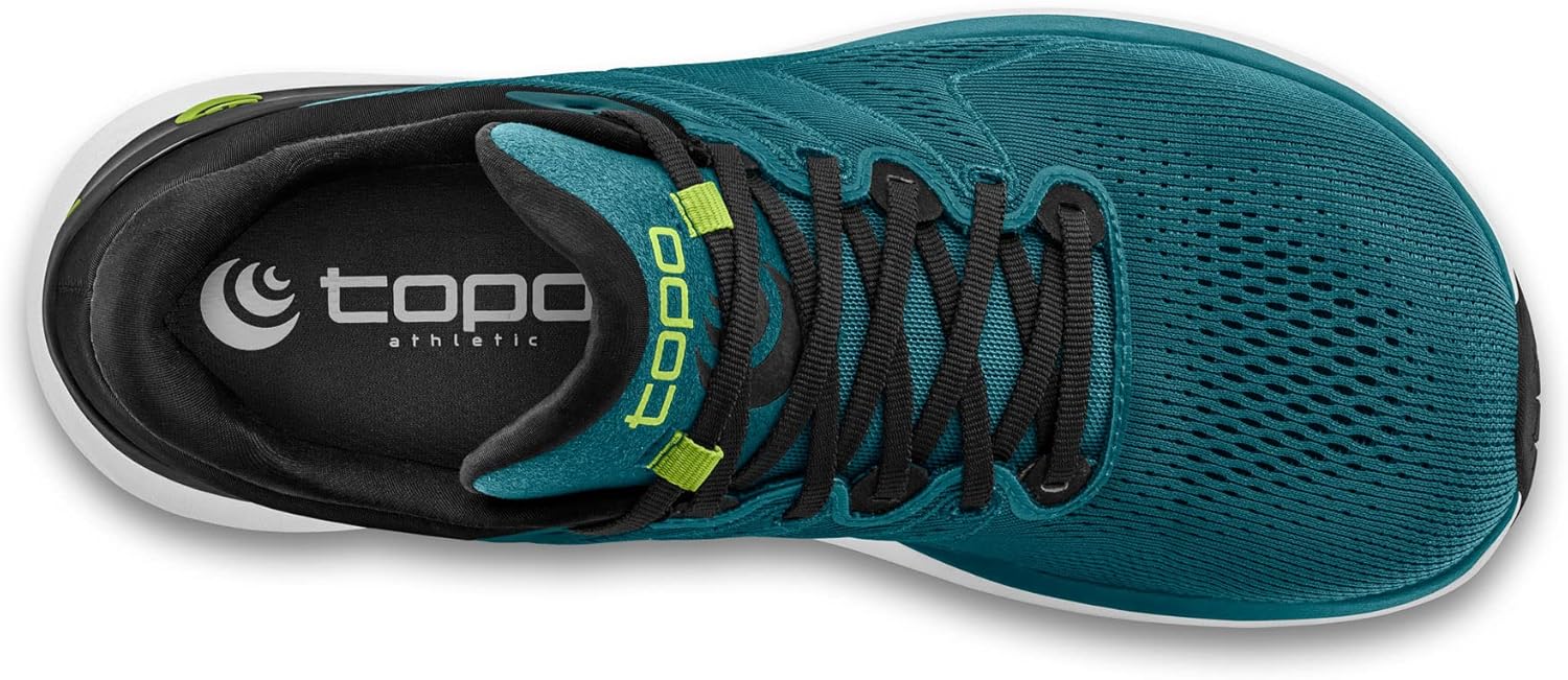 Мужские кроссовки Topo Athletic Phantom 2 с комфортной легкой посадкой и перепадом 5 мм, для бега по шоссе, спортивная обувь для беговых дорожек, черный — фото 3