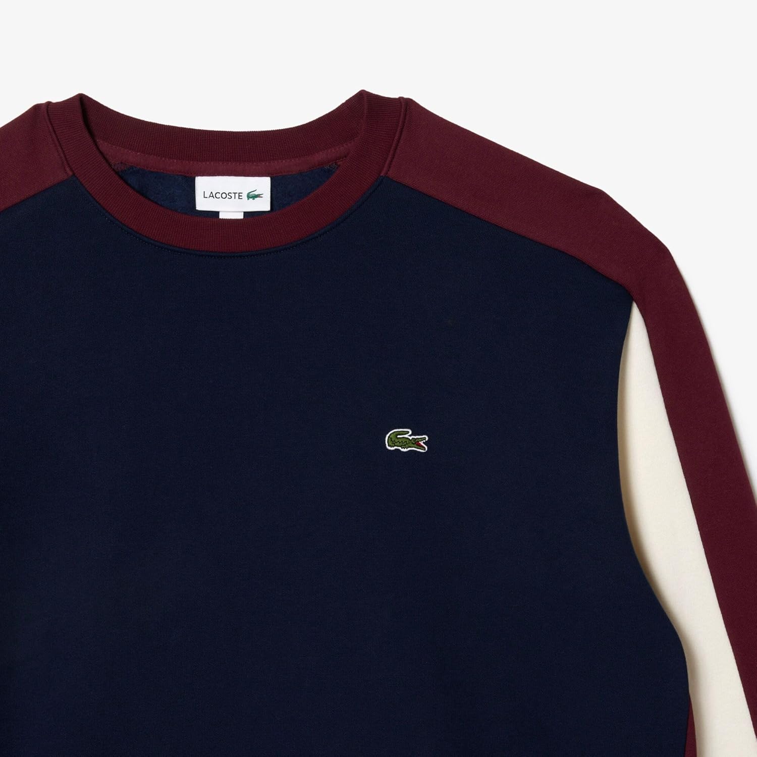 Толстовка Lacoste мужская Big Fit Colorblock, Navy Blue/Zin-Lapland — фото 2