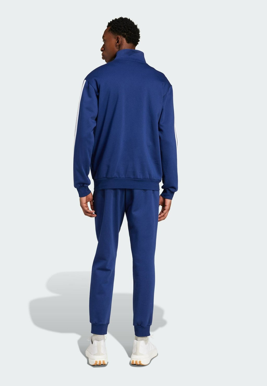 Спортивный костюм M 3S FL TT TS SET adidas Sportswear, темно-синий — фото 2