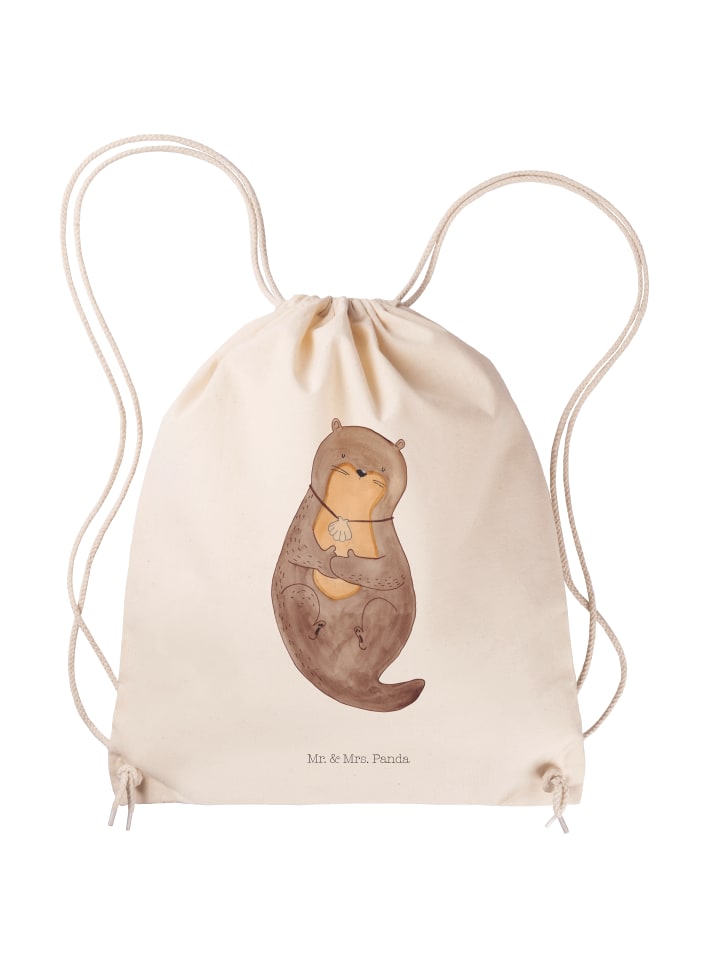 

Спортивная сумка Otter Shell без слогана кремового цвета Mr. & Mrs. Panda