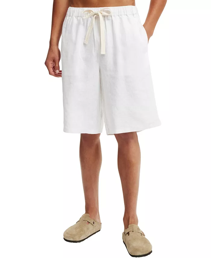 

Мужские мешковатые льняные шорты COTTON ON, белый