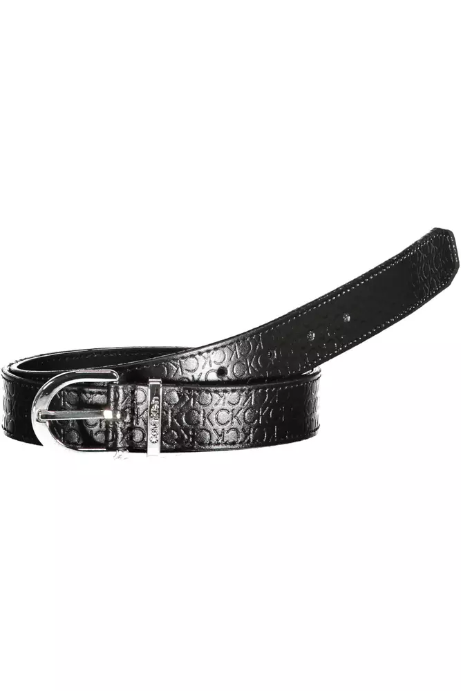 

Черный кожаный женский ремень Calvin Klein