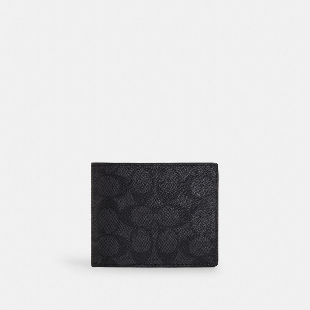 

Кошелек Coach 3 In 1 Wallet, цвет Charcoal/Black