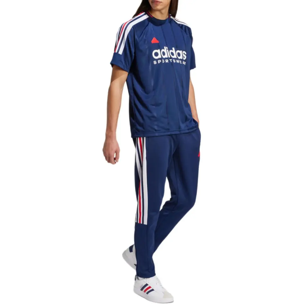 Футболка TIRO NATIONS PACK мужская, цвет морской волны 2 Adidas, темно-синий — фото 3