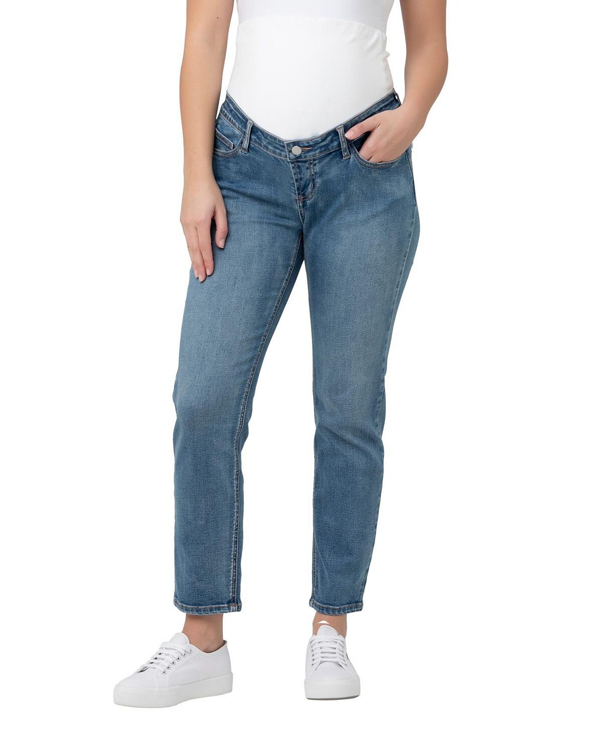 

Укороченные джинсы для беременных Hunter Ripe Maternity