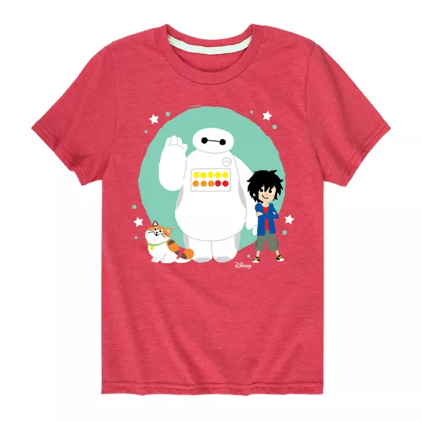 

Футболка с принтом Baymax, Хиро и Мочи для мальчиков 8-20 Disney, красный