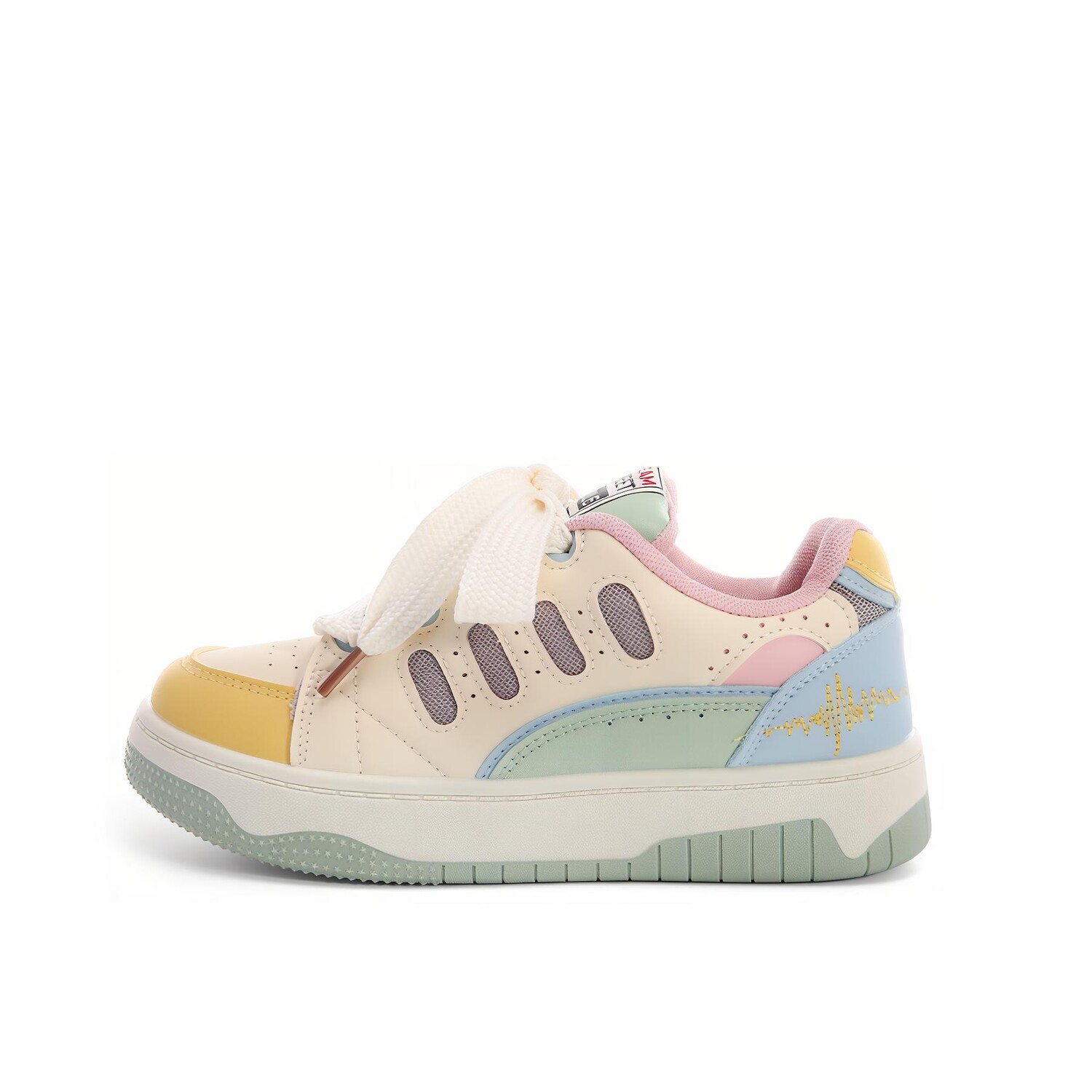 

Кроссовки Lovely you Skateboarding Shoes Women's Low-top, бежевый